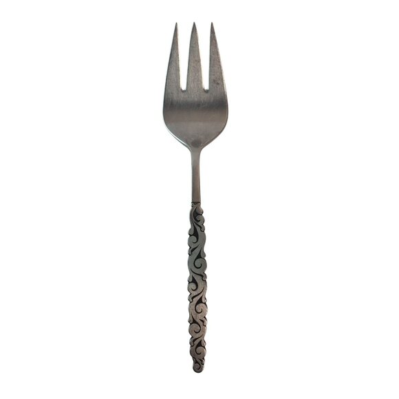 International Lyon Florentine Scroll Stainless Steel Serving Utensils 6 Pcs Spoo